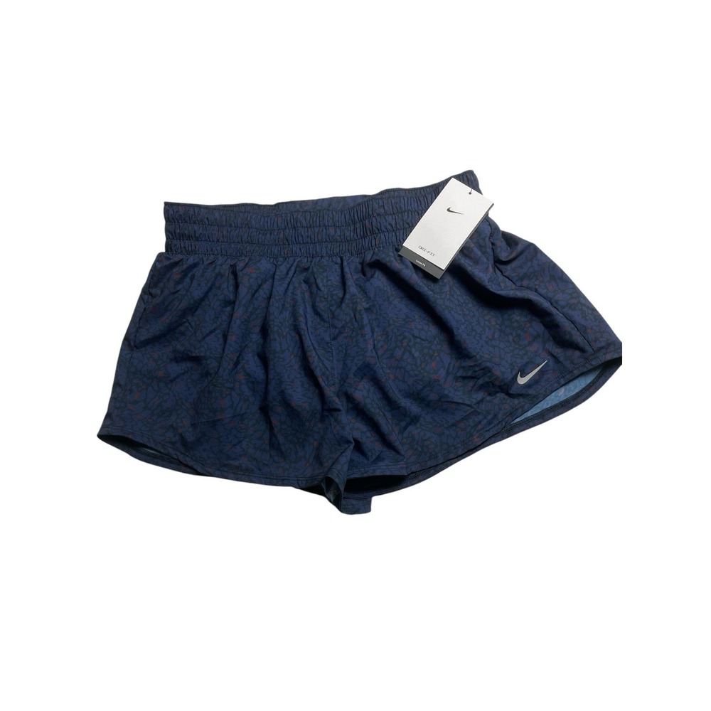 Nike Dri-fit W Lg Short Inner Panty Blue‎ Patterned